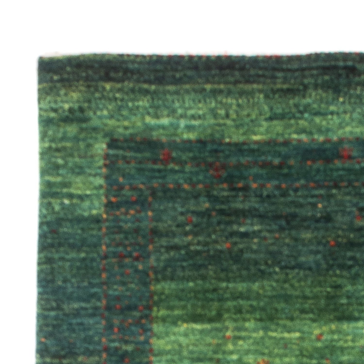 Gabbeh Teppich - Loribaft Perser - 98 x 146 cm - grün