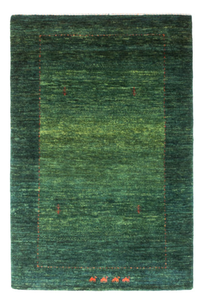 Loribaft Teppich Perser 97x148cm - Orientteppich - grün