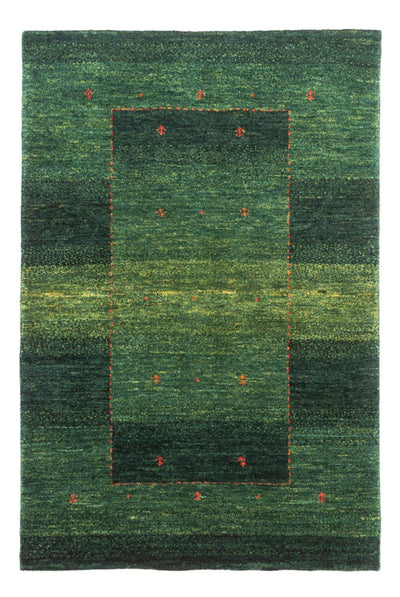 Loribaft Teppich Perser 79x120cm - Orientteppich - grün