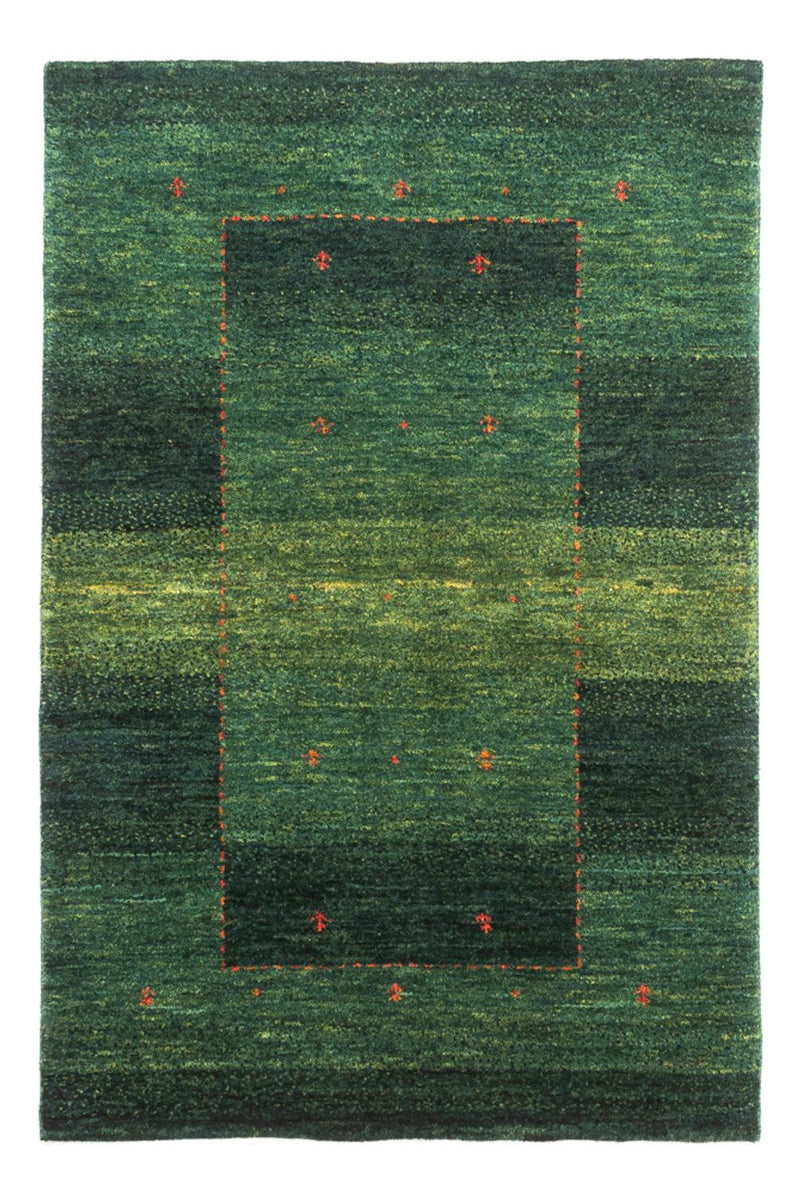 Loribaft Teppich Perser 79x120cm - Orientteppich - grün