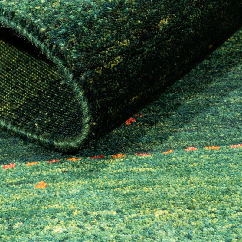 Loribaft Teppich Perser 79x120cm - Orientteppich - grün