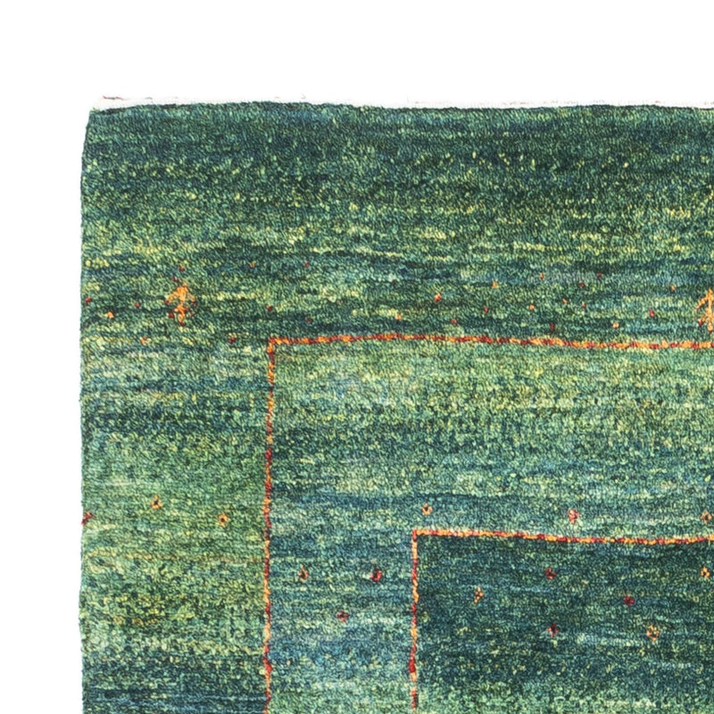 Loribaft Teppich Perser 83x135cm - Orientteppich - grün