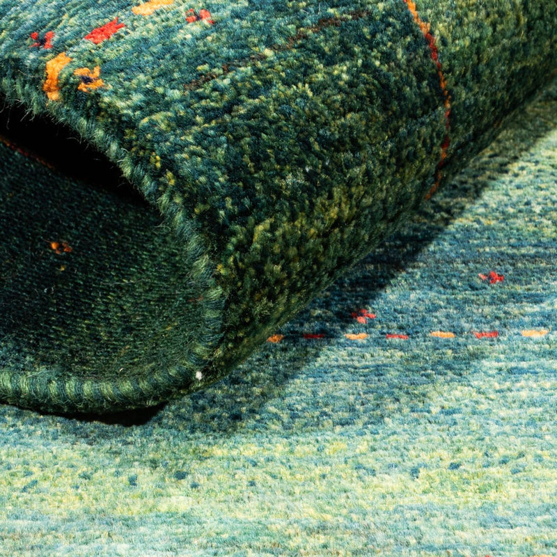 Loribaft Teppich Perser 83x135cm - Orientteppich - grün