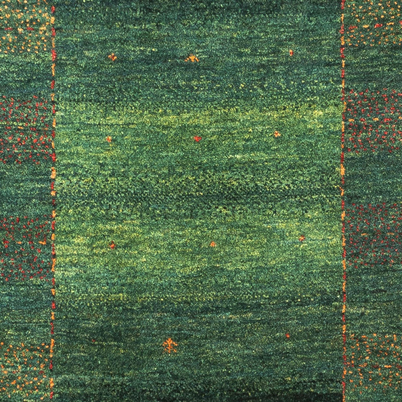 Loribaft Teppich Perser 86x115cm - Orientteppich - grün