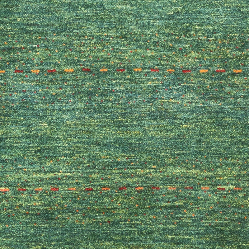 Loribaft Teppich Perser 70x140cm - Orientteppich - grün