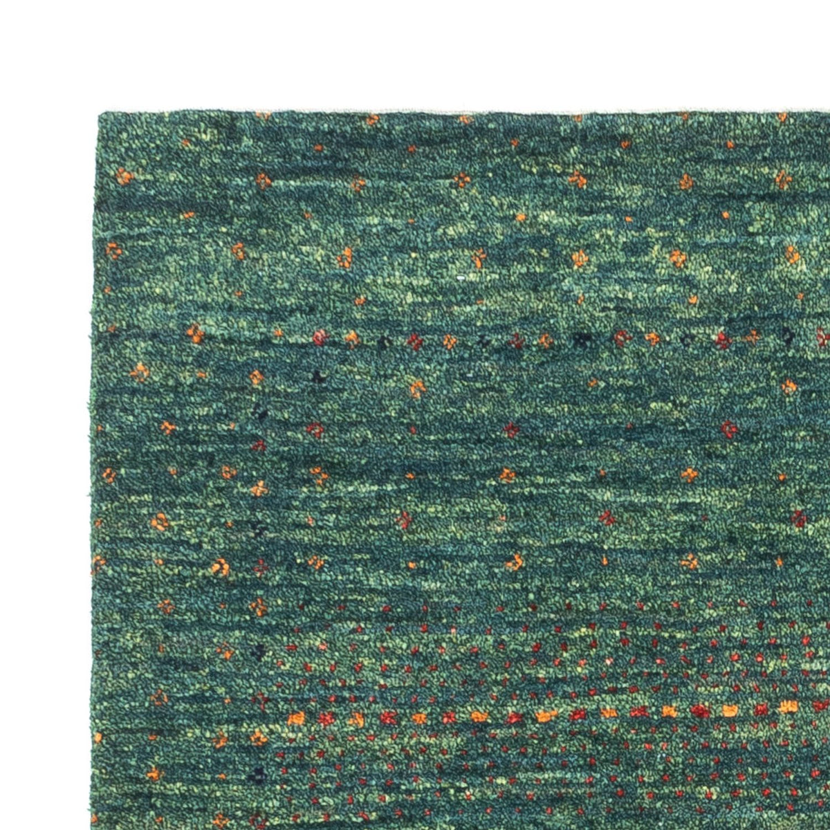 Loribaft Teppich Perser 87x124cm - Orientteppich - grün