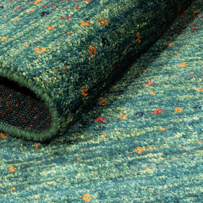 Loribaft Teppich Perser 87x124cm - Orientteppich - grün