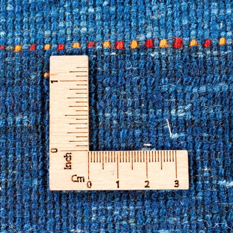 Gabbeh Teppich - Loribaft Perser - 85 x 129 cm - blau