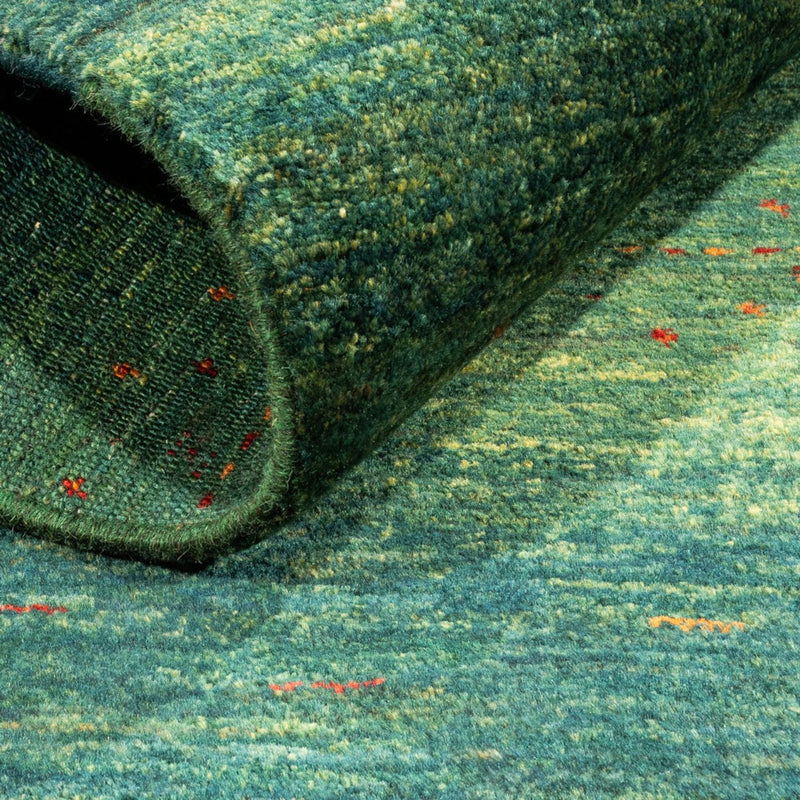 Loribaft Teppich Perser 84x126cm - Orientteppich - grün