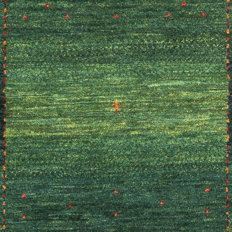 Loribaft Teppich Perser 80x128cm - Orientteppich - grün