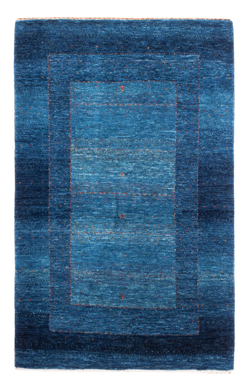 Loribaft Teppich Perser 88x134cm - Orientteppich - blau
