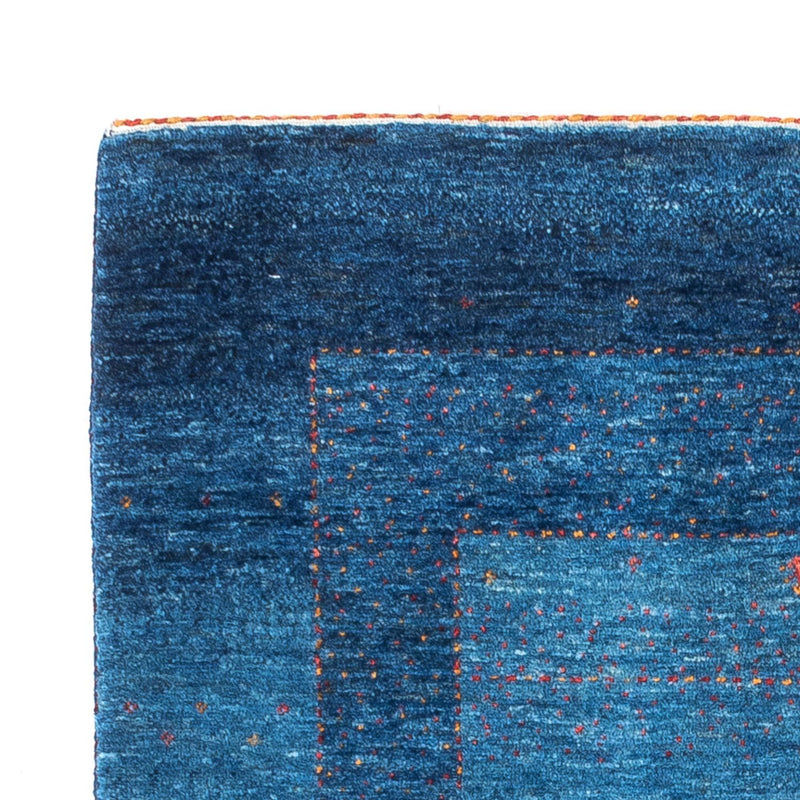 Loribaft Teppich Perser 88x134cm - Orientteppich - blau