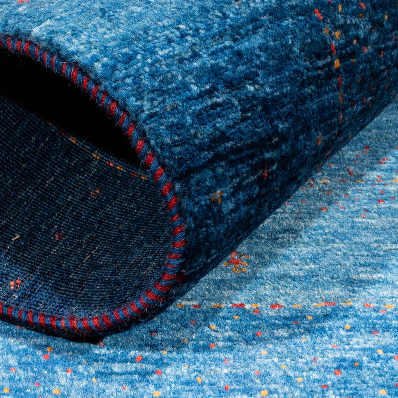 Loribaft Teppich Perser 88x134cm - Orientteppich - blau