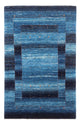 Gabbeh Teppich - Loribaft Perser - 84 x 129 cm - blau