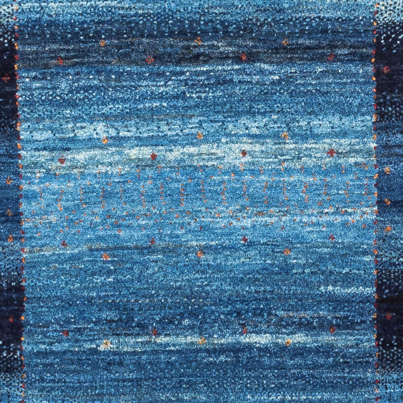 Gabbeh Teppich - Loribaft Perser - 84 x 129 cm - blau