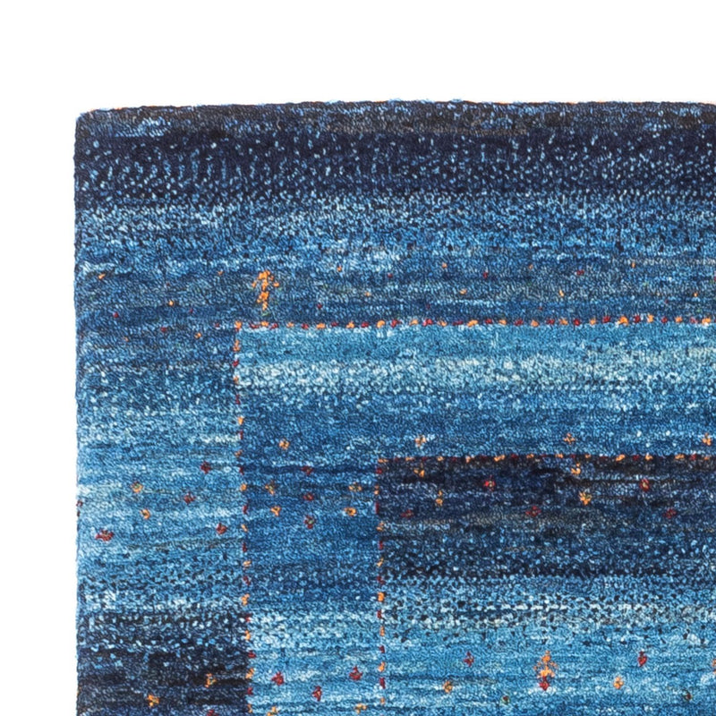 Gabbeh Teppich - Loribaft Perser - 84 x 129 cm - blau