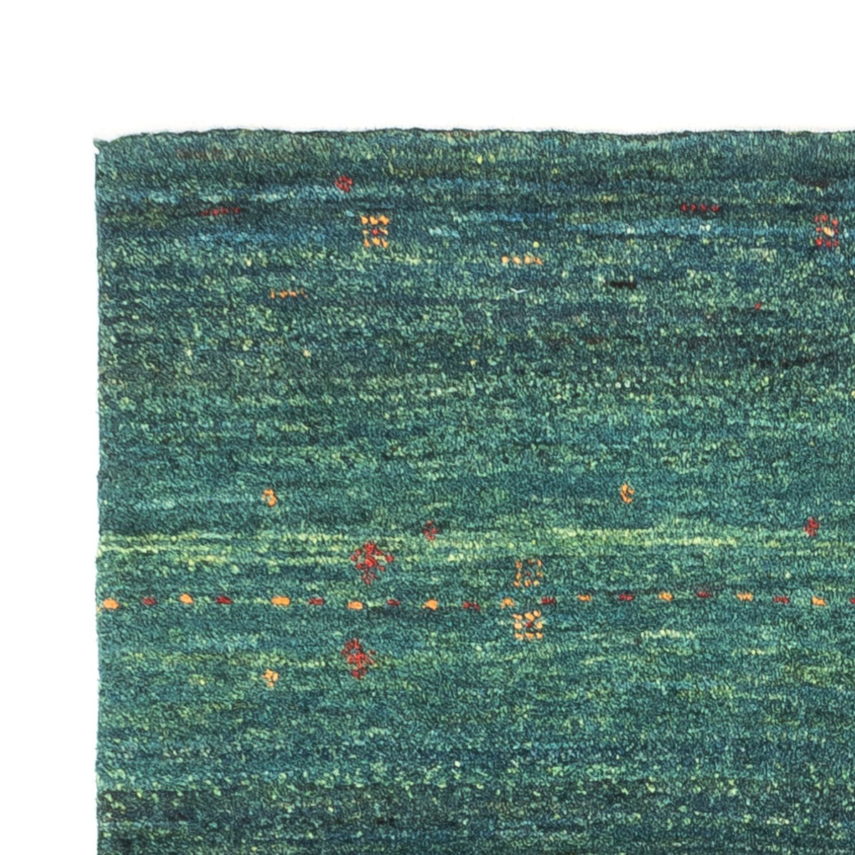 Loribaft Teppich Perser 82x125cm - Orientteppich - grün