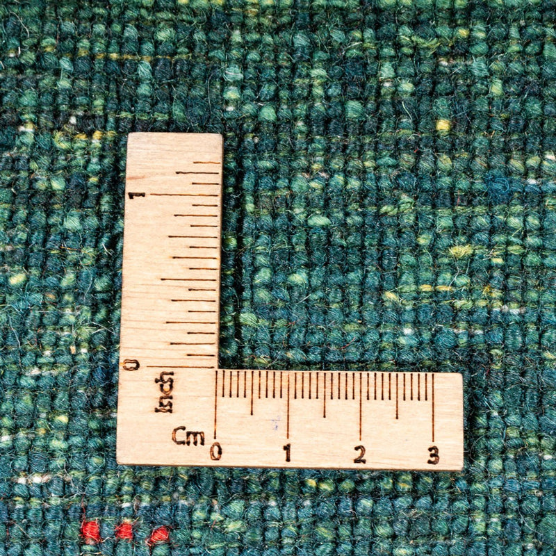 Loribaft Teppich Perser 82x125cm - Orientteppich - grün