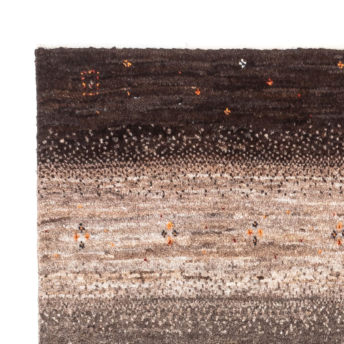 Loribaft Teppich Perser 82x127cm - Orientteppich - grau
