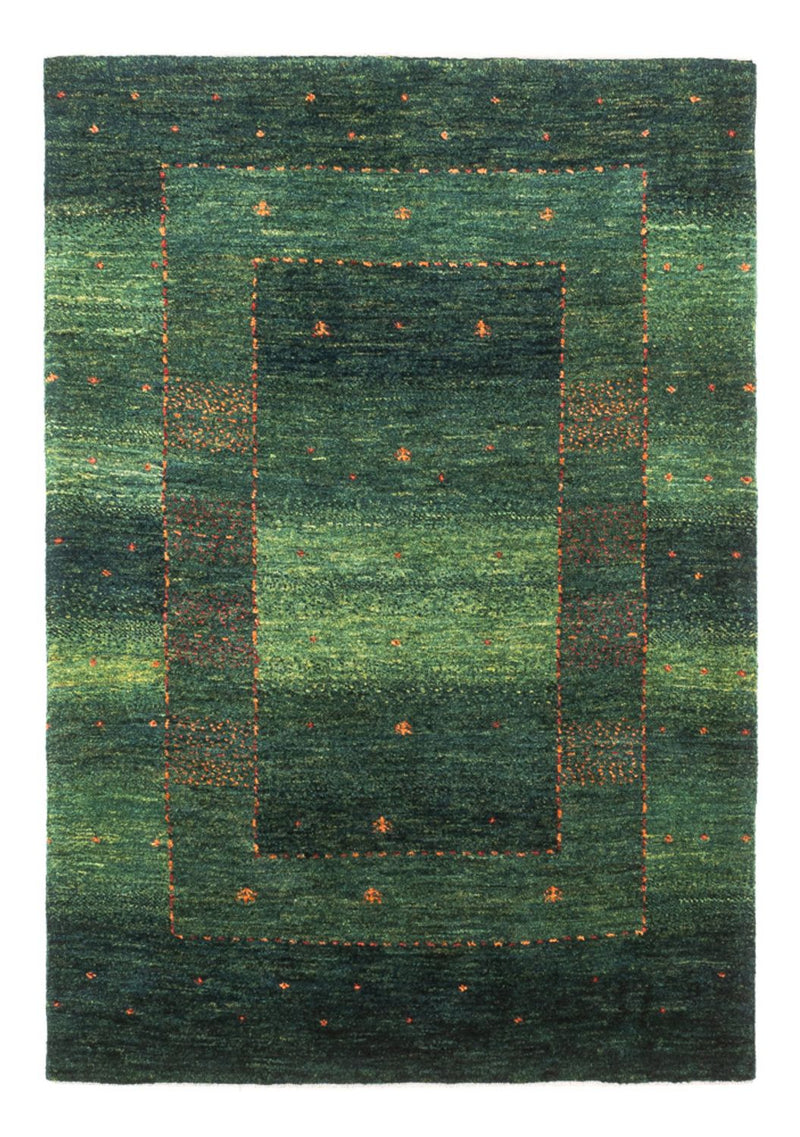 Loribaft Teppich Perser 85x121cm - Orientteppich - grün