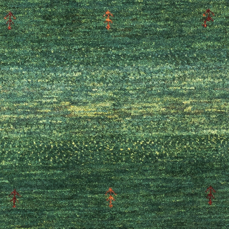 Loribaft Teppich Perser 80x120cm - Orientteppich - grün