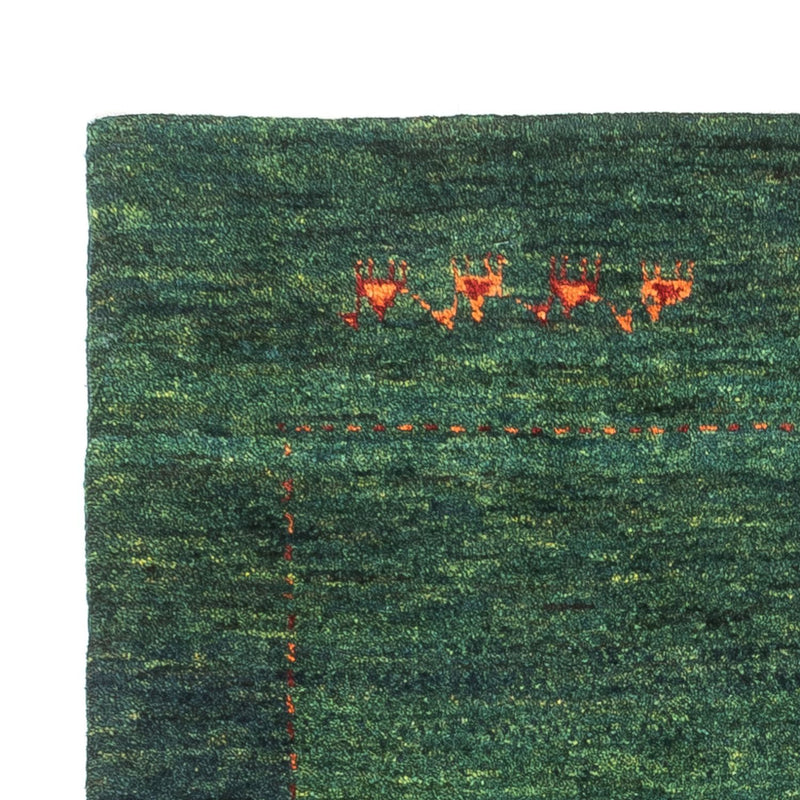 Loribaft Teppich Perser 80x120cm - Orientteppich - grün