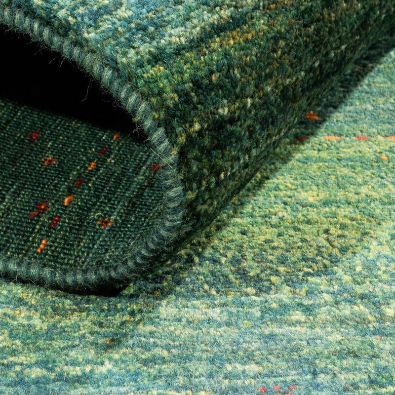 Loribaft Teppich Perser 85x125cm - Orientteppich - grün