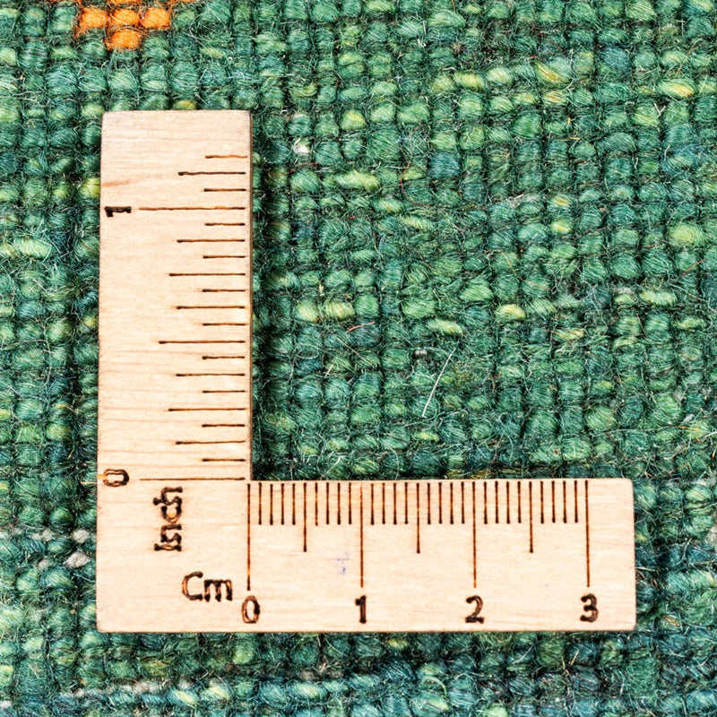 Loribaft Teppich Perser 85x125cm - Orientteppich - grün