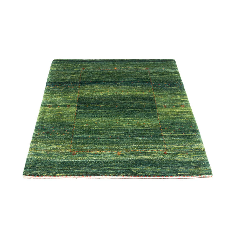 Gabbeh Teppich - Loribaft Perser - 83 x 133 cm - grün