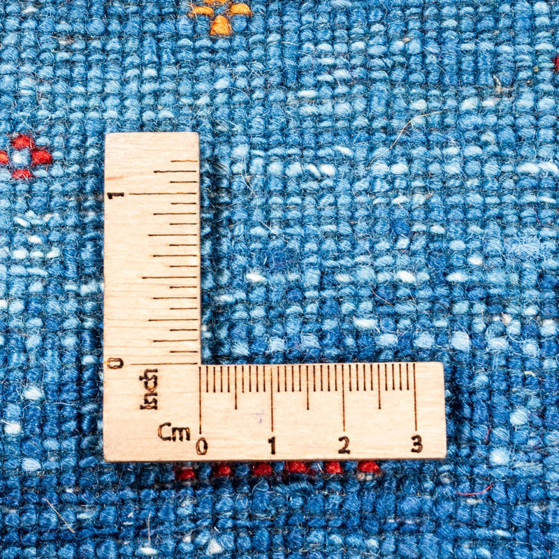 Loribaft Teppich Perser 85x131cm - Orientteppich - blau