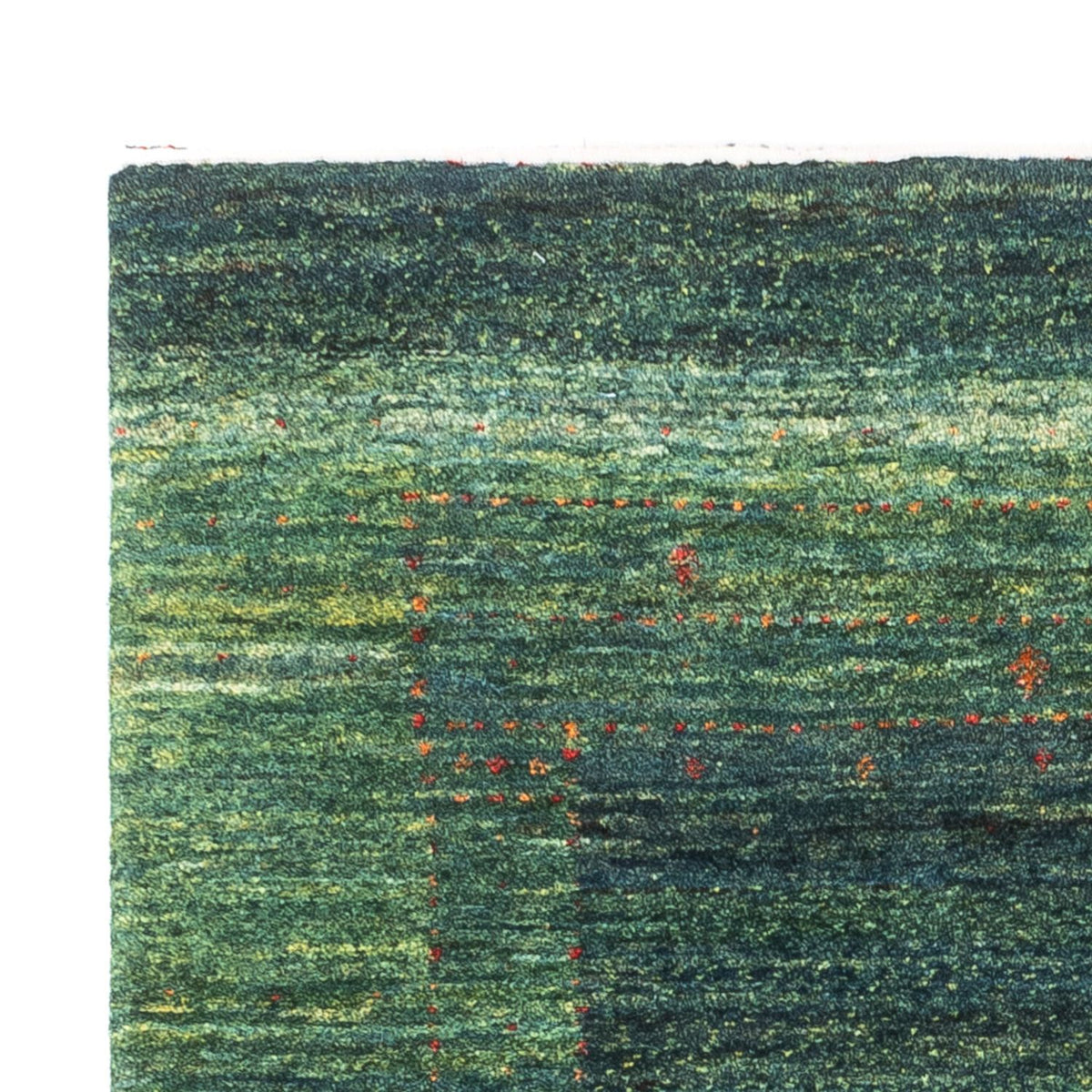 Loribaft Teppich Perser 84x135cm - Orientteppich - grün