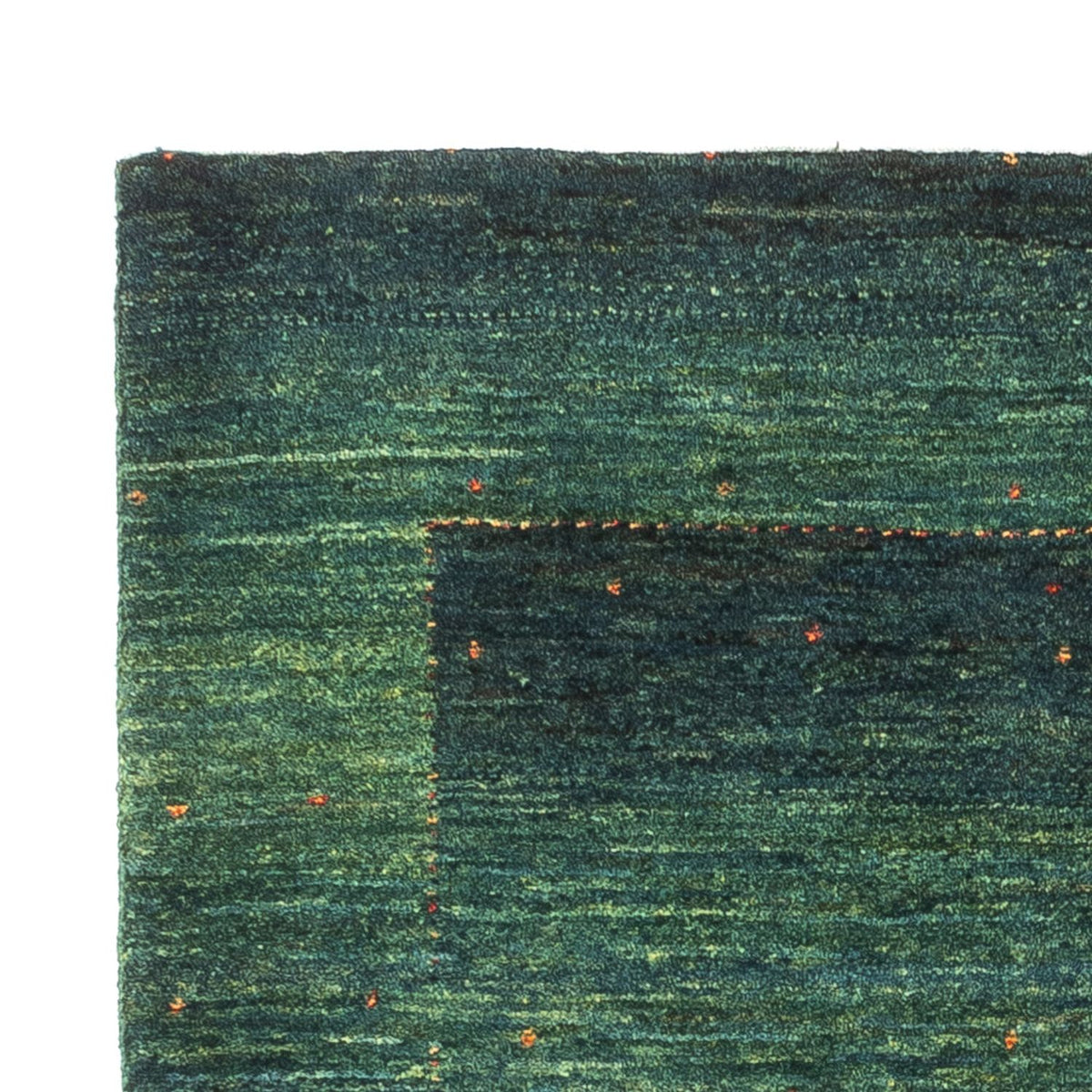 Loribaft Teppich Perser 85x124cm - Orientteppich - grün
