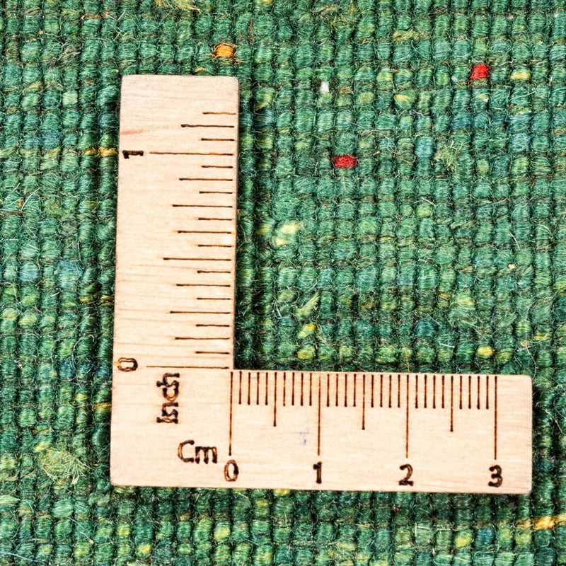 Loribaft Teppich Perser 79x123cm - Orientteppich - grün