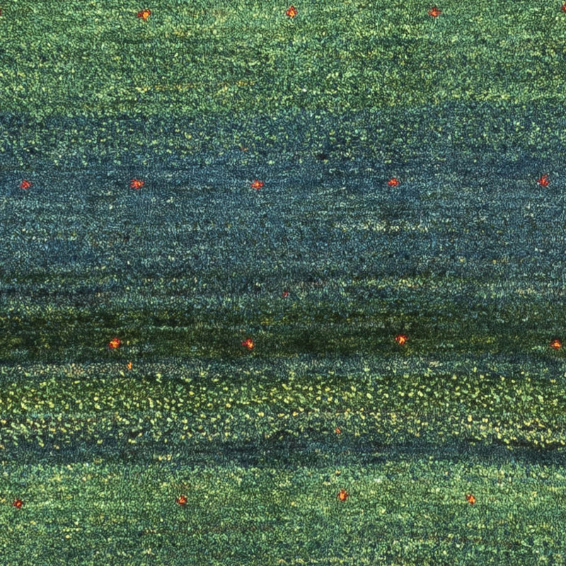 Loribaft Teppich Perser 80x121cm - Orientteppich - grün