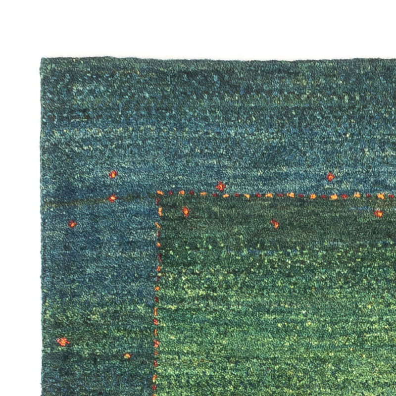 Loribaft Teppich Perser 80x121cm - Orientteppich - grün