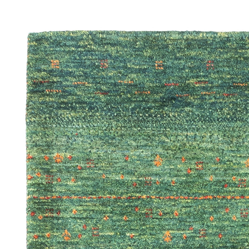 Loribaft Teppich Perser 82x110cm - Orientteppich - grün