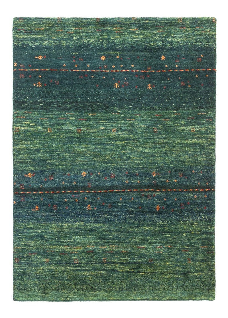 Loribaft Teppich Perser 81x110cm - Orientteppich - grün