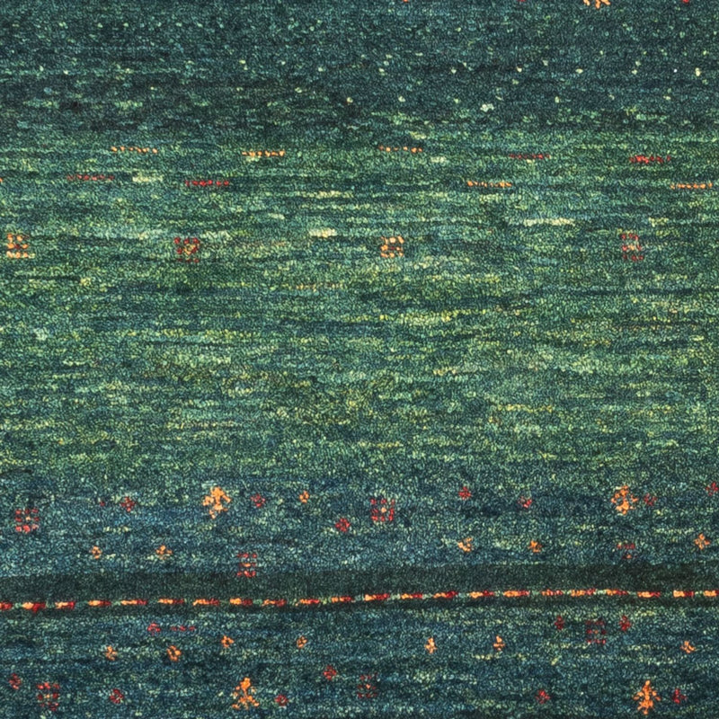 Loribaft Teppich Perser 81x110cm - Orientteppich - grün