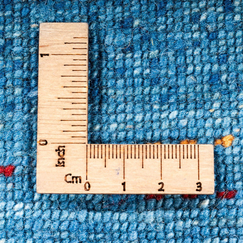 Loribaft Teppich Perser 84x132cm - Orientteppich - blau