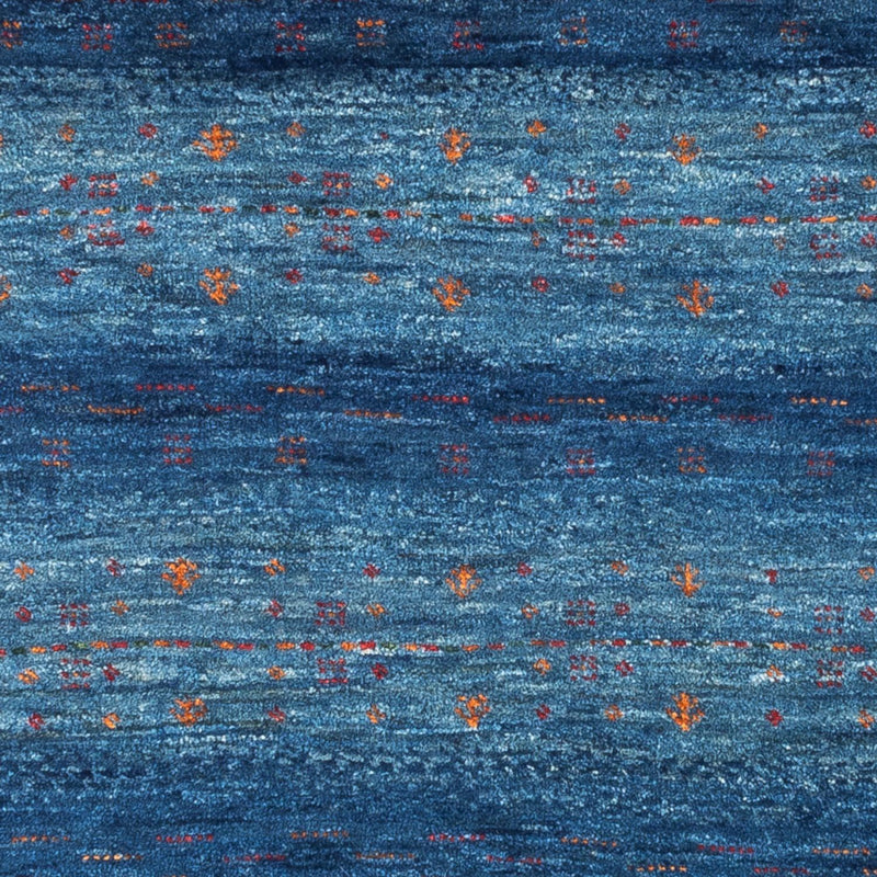Loribaft Teppich Perser 100x112cm - Orientteppich - blau