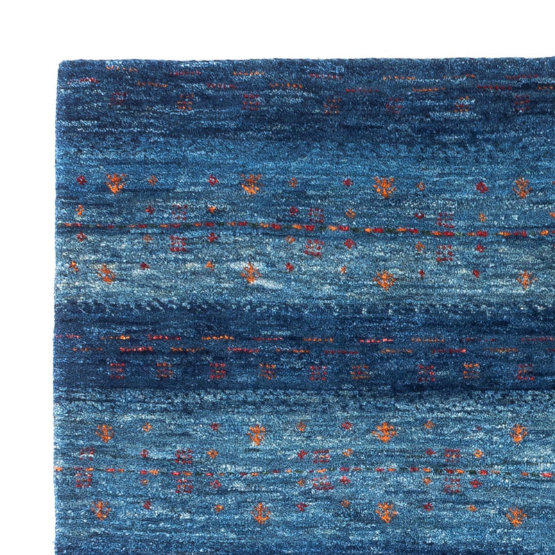 Loribaft Teppich Perser 100x112cm - Orientteppich - blau