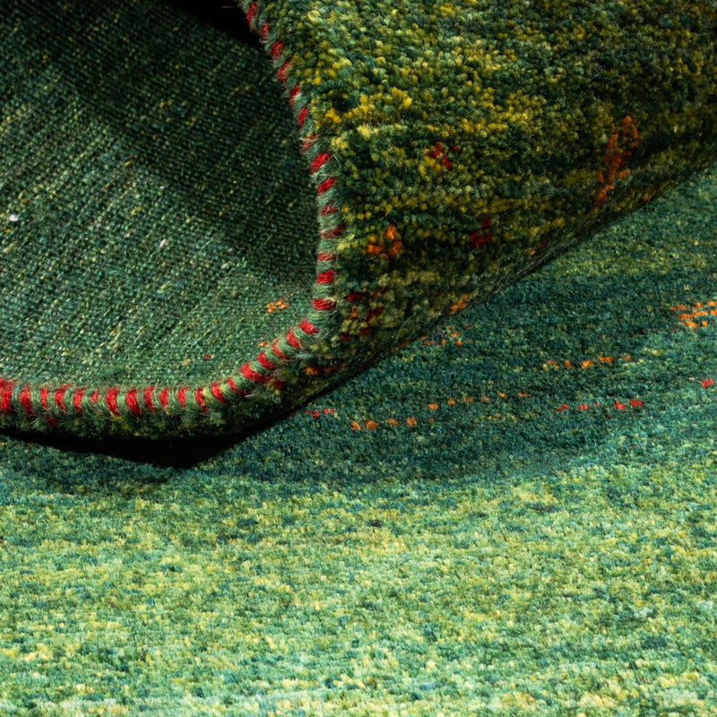 Loribaft Teppich Perser 91x162cm - Orientteppich - grün