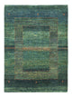 Loribaft Teppich Perser 83x111cm - Orientteppich - grün