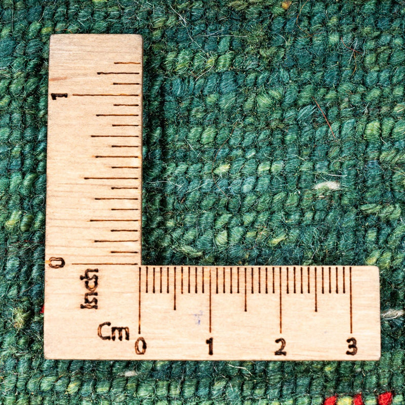 Loribaft Teppich Perser 81x125cm - Orientteppich - grün