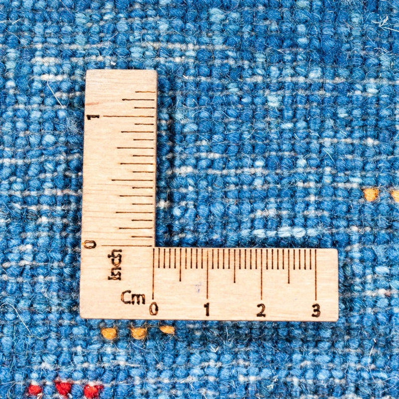 Loribaft Teppich Perser 84x135cm - Orientteppich - blau