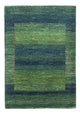 Loribaft Teppich Perser 85x123cm - Orientteppich - grün