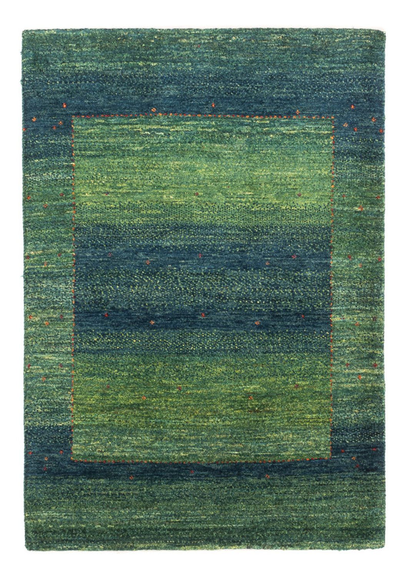 Loribaft Teppich Perser 85x123cm - Orientteppich - grün