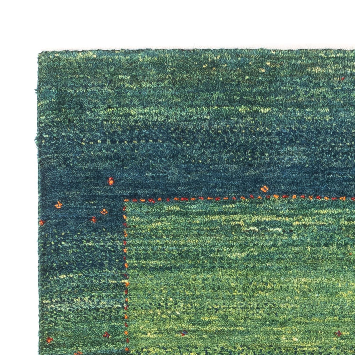 Loribaft Teppich Perser 85x123cm - Orientteppich - grün