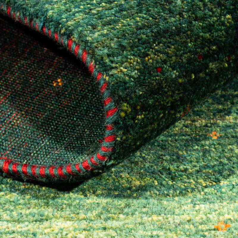 Loribaft Teppich Perser 88x146cm - Orientteppich - grün