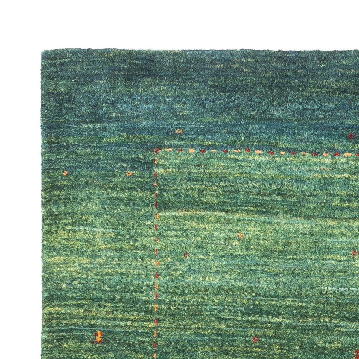 Loribaft Teppich Perser 86x117cm - Orientteppich - grün
